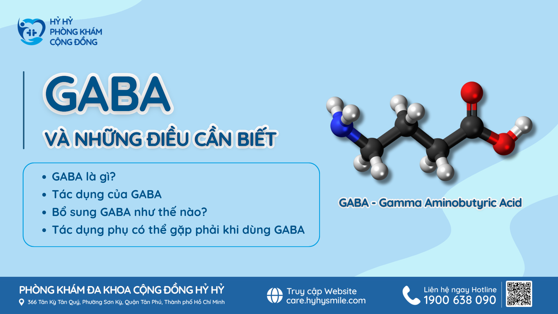 GABA và những điều cần biết - Phòng khám Đa khoa Cộng đồng Hỷ Hỷ